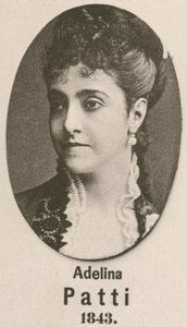 Adelina Patti (gravering) af English School