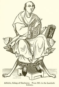 Adhelm, biskop af Sherborne af English School