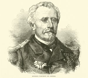 Admiral Fleuriot de Langle, november 1870 af English School