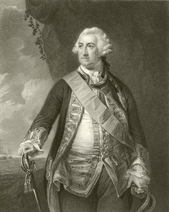 Admiral Lord Hawke af English School