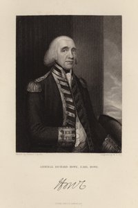 Admiral Richard Howe af English School