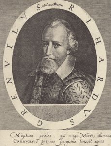 Admiral Sir Richard Grenville af English School