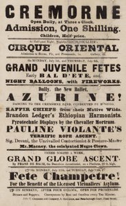 Annonce for Cremorne Gardens, London af English School