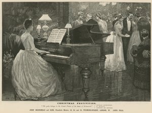 Annonce for klavermageren John Brinsmead and Sons, Wigmore Street, London af English School
