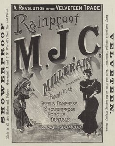 Annonce, M J C Millerain (gravering) af English School