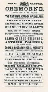 Annonce for Cremorne Gardens af English School