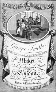 Annonce for George Smith, Taylor og Ladies Habit Maker af English School