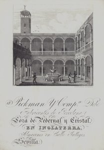 Annonce for Pickman and Co, porcelænsproducenter (litho) af English School