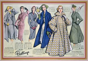 Annonce for Pontings Spring Collection, 1950