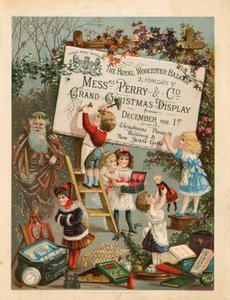 Annonce for The Royal Worcester Bazaar, 2 Foregate Street, London af English School