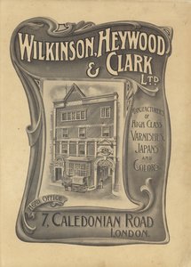 Annonce for Wilkinson, Heywood & Clark Ltd (litho) af English School