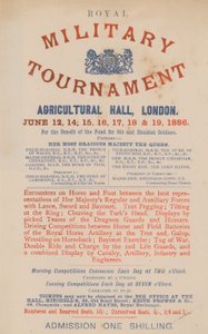 Annonce for Royal Military Tournament af English School