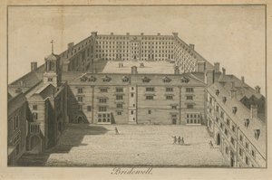 Luftfoto af Bridewell Palace af English School