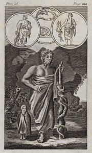Aesculapius (gravering) af English School