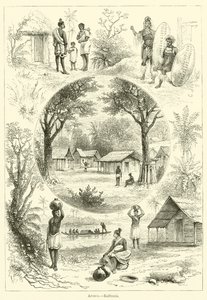 Afrika, Kaffraria (gravering) af English School