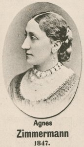 Agnes Zimmermann (dybtryk) af English School