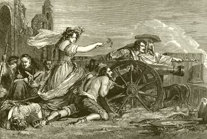 Agostina, Jomfruen fra Saragossa af English School