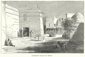 Ahmadous palads i Segou (kobberstik) af English School