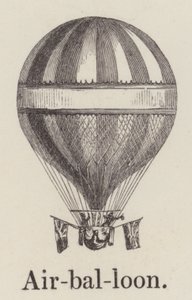 Luftballon (indgravering) af English School