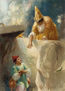 Aladdin og tryllekunstneren af English School