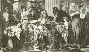 Alarich in Athen (Gravur)