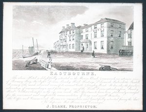 Albion Hotel, handelskort til indehaveren, J Blake af English School