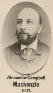 Alexander Campbell Mackenzie (gravure) af English School