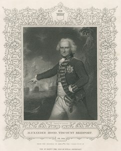 Alexander Hood, 1. Viscount Bridport, illustration fra 