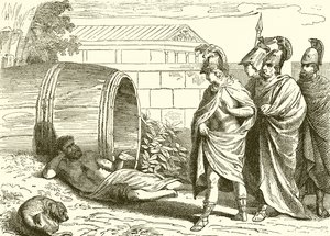 Alexanders besøg hos filosoffen Diogenes af English School