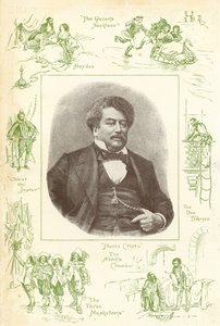 Alexandre Dumas, forfatter til Greven af Monte Cristo af English School