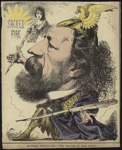 Alfred Tennyson - vinderen af kong Arthur af English School