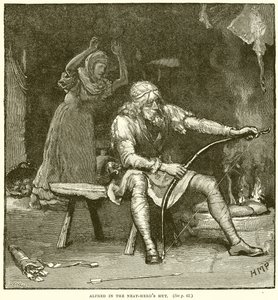 Alfred i den pæne besætningshytte af English School