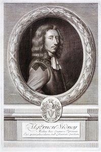 Algernon Sidney, engelsk republikansk politisk teoretiker og soldat (gravering) af English School