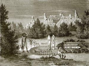 Alter og ruiner i Zuni af English School