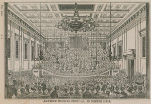Amatørmusikalsk festival i Exeter Hall af English School