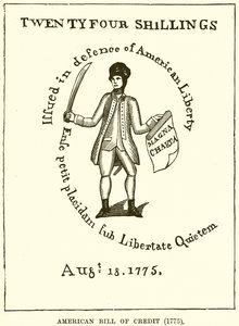 American Bill of Credit (1775) af English School