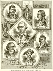 Amerikanske generaler fra revolutionen og krigen i 1812 af English School