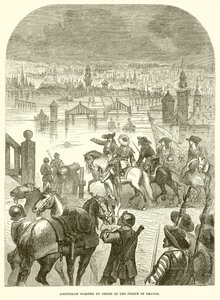 Amsterdam oversvømmet efter ordre fra Prinsen af Orange af English School