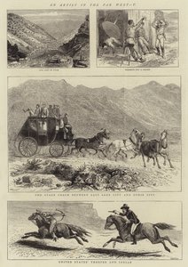 An Artist in the Far West, V (gravering) af English School