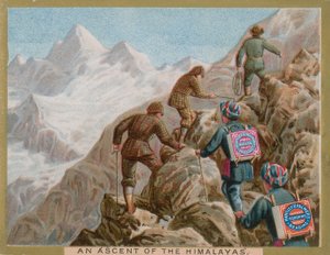 Ein Aufstieg im Himalaya von English School