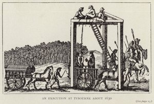 Eine Hinrichtung in Tybourne um 1630