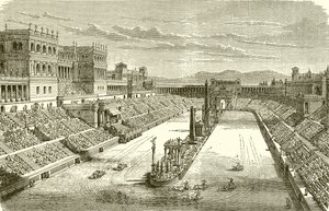 Gammel Arena restaureret - Viser et vognløb af English School