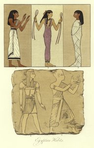 Gamle egyptiske kostumer af English School
