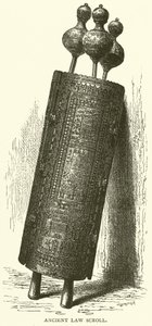 Ancient Law Scroll (gravering) af English School