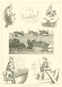 Gamle skibe (gravering) af English School