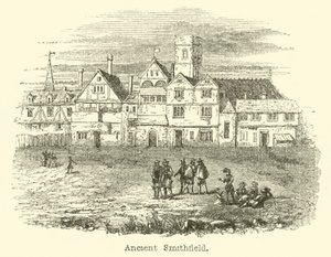 Det gamle Smithfield (kobberstik) af English School