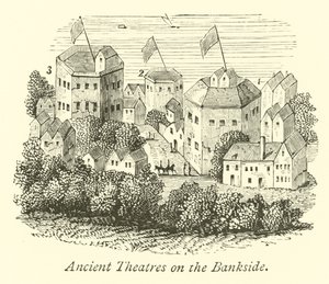 Ancient Theatres on the Bankside  af English School