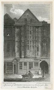 Gammel bygning i Bishopsgate Street af English School