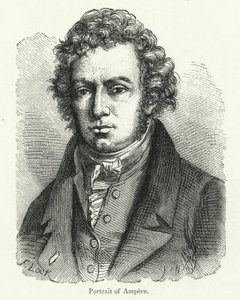 Andre-Marie Ampere, fransk fysiker og pioner inden for elektromagnetisme af English School