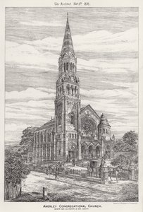 Anerley Congregational Church (gravering) af English School